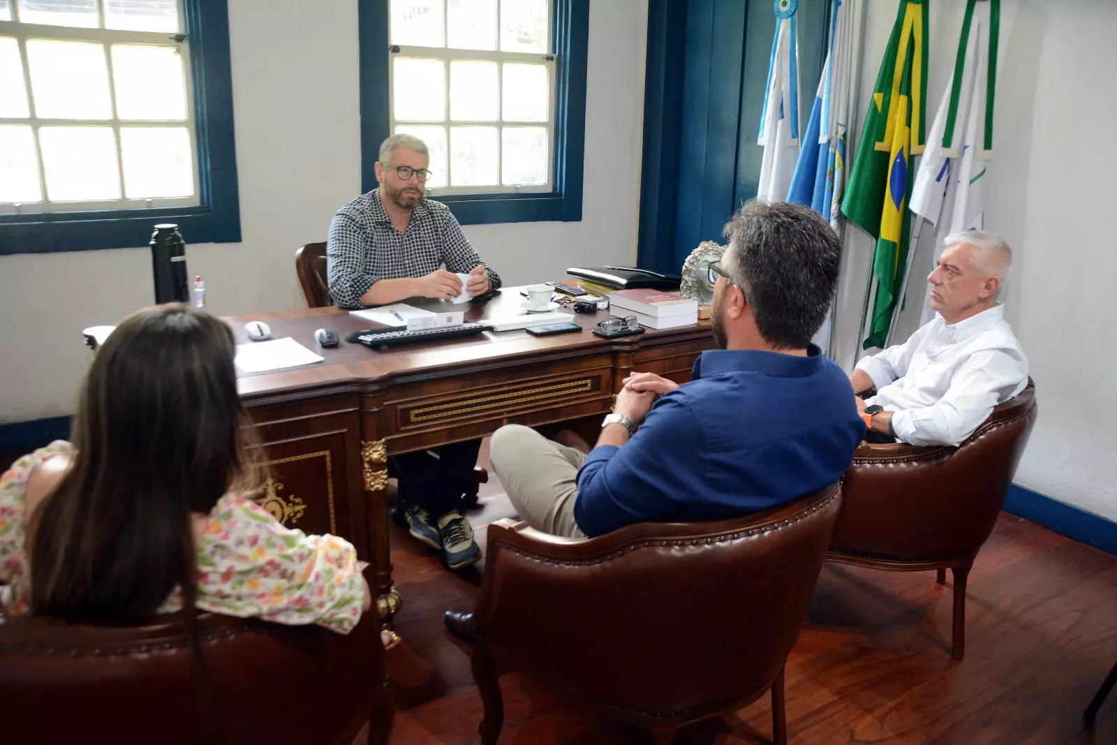 Rodrigo Drable e reitor do UBM discutem parceria para oferta de bolsas de estudo em curso de Música